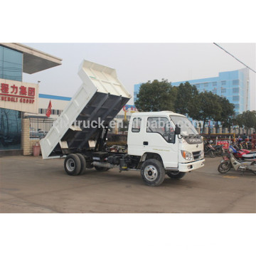 2015 RHD Doppelkabine Foton Dumper Mini zum Verkauf, 4x2 foton Kipper LKW